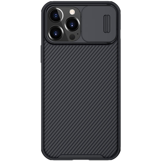 For iPhone 13 Pro NILLKIN Black Mirror Pro Series Camshield Full Coverage Dust-proof Scratch Resistant Phone Case (Black) - iPhone 13 Pro Cases by NILLKIN | Online Shopping South Africa | PMC Jewellery