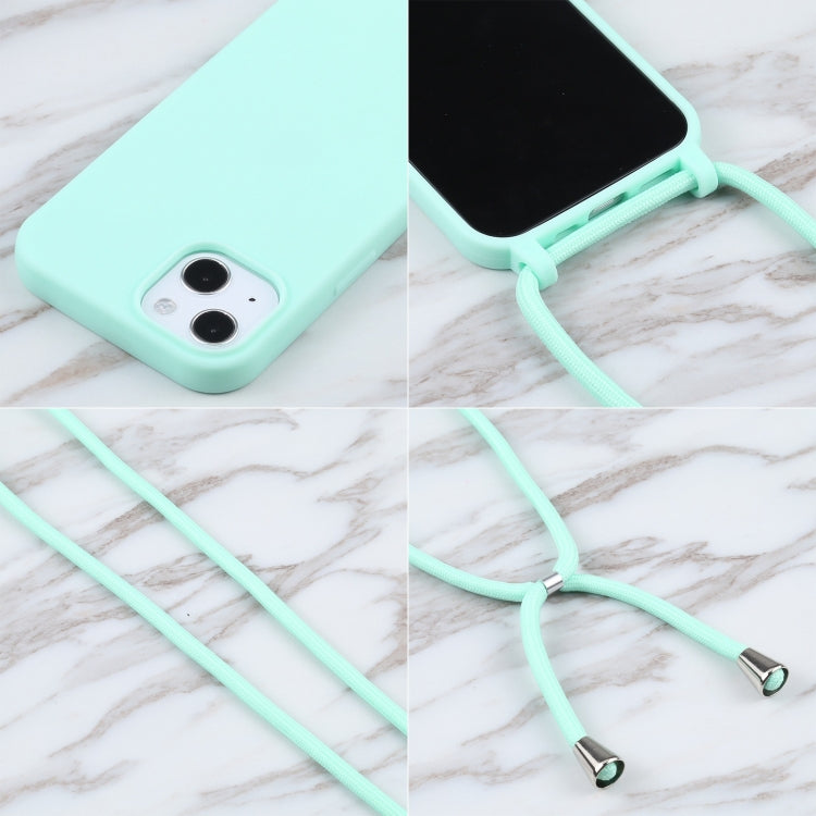 For iPhone 13 Pro Max Candy Colors TPU Protective Case with Lanyard (Mint Green) - free shipping - PMC TechLife - Order now!
