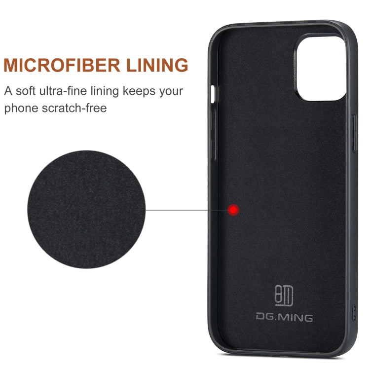 For iPhone 13 Pro DG.MING M2 Series 3-Fold Card Bag Shockproof Case with Wallet & Holder Function (Black) - iPhone 13 Pro Cases by DG.MING | Online Shopping South Africa | PMC TechLife | Buy Now Pay Later Mobicred