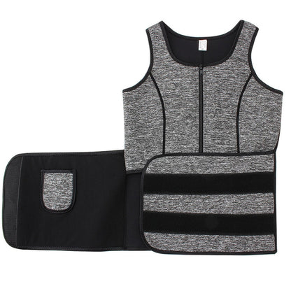 Neoprene Men Sport Body Shapers Vest Waist Body Shaping Corset, Size:S(Grey) -  by PMC Jewellery | Online Shopping South Africa | PMC Jewellery