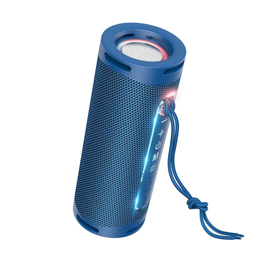 hoco HC9 Bluetooth 5.1 Dazzling Pulse Sports Bluetooth Speaker(Navy Blue) - Desktop Speaker by hoco | Online Shopping South Africa | PMC Jewellery