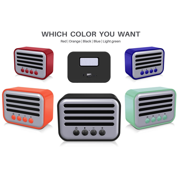 New Rixing NR-102 Mini TWS Bluetooth Speaker(Black) - Mini Speaker by New Rixing | Online Shopping South Africa | PMC Jewellery