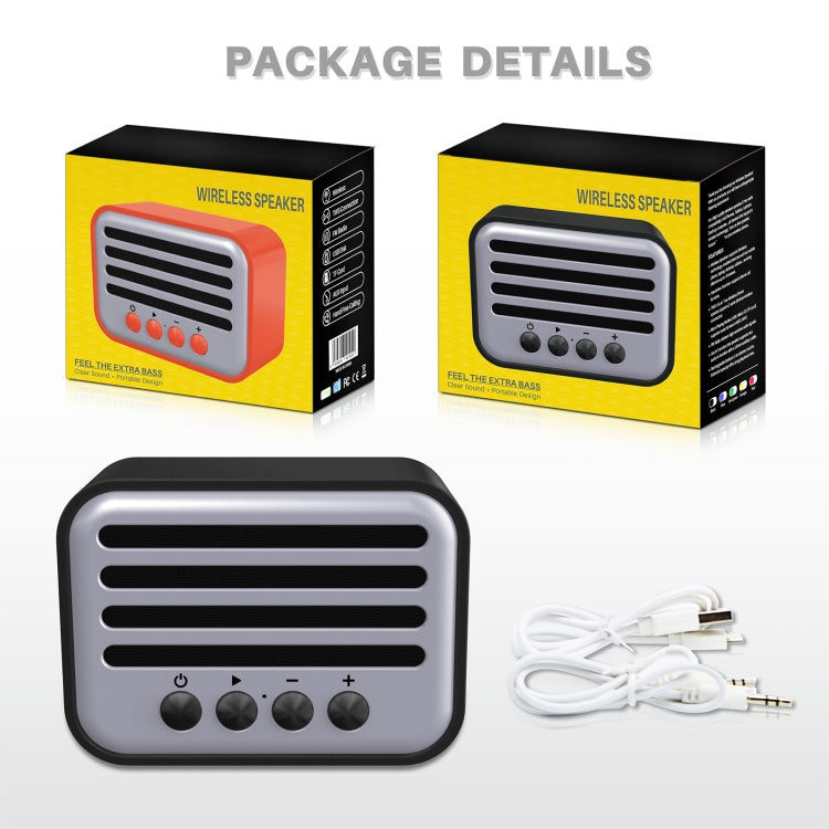 New Rixing NR-102 Mini TWS Bluetooth Speaker(Orange) - free shipping - PMC TechLife - Order now!