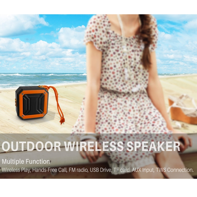 New Rixing NR-103 Mini TWS Bluetooth Speaker with Lanyard(Red) - free shipping - PMC TechLife - Order now!