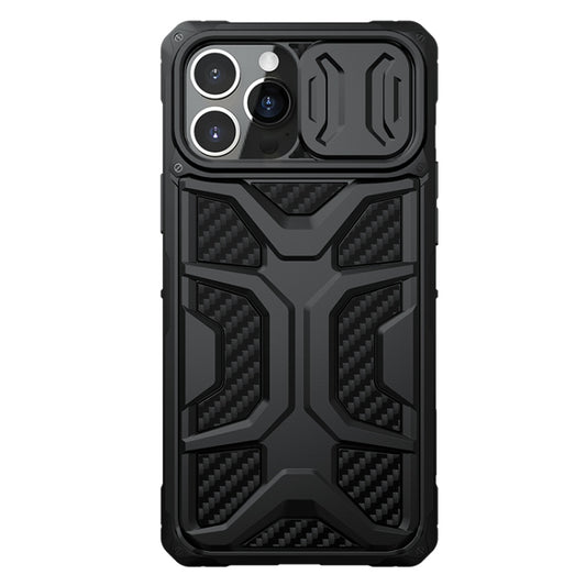 For iPhone 13 Pro NILLKIN Sliding Camera Cover Design Shockproof TPU + PC Protective Case (Black) - iPhone 13 Pro Cases by NILLKIN | Online Shopping South Africa | PMC Jewellery