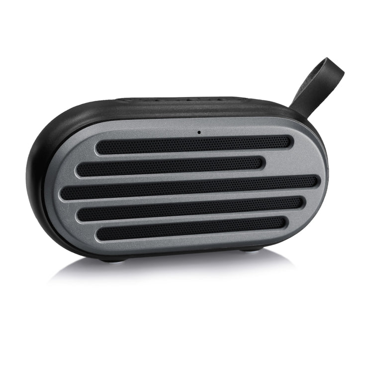 New Rixing NR-105 Mini TWS Metal Bluetooth Speaker Support Hands-free Call / FM(Black) - Desktop Speaker by NewRixing | Online Shopping South Africa | PMC TechLife | Buy Now Pay Later Mobicred
