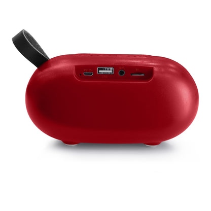 New Rixing NR-105 Mini TWS Metal Bluetooth Speaker Support Hands-free Call / FM(Red) - Mini Speaker by New Rixing | Online Shopping South Africa | PMC Jewellery