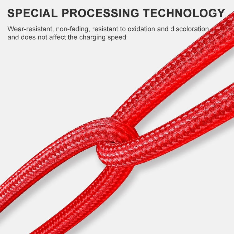 ADC-001 3A USB to 8 Pin Weave Fast Charging Data Cable, Length:1m(Black) - Normal Style Cable by PMC TechLife | Online Shopping South Africa | PMC TechLife