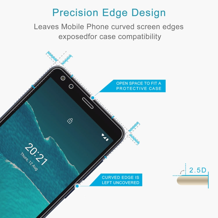 For Nokia C1 2nd Edition 0.26mm 9H 2.5D Tempered Glass Film - Nokia Tempered Glass by DIYLooks | Online Shopping South Africa | PMC TechLife | Buy Now Pay Later Mobicred