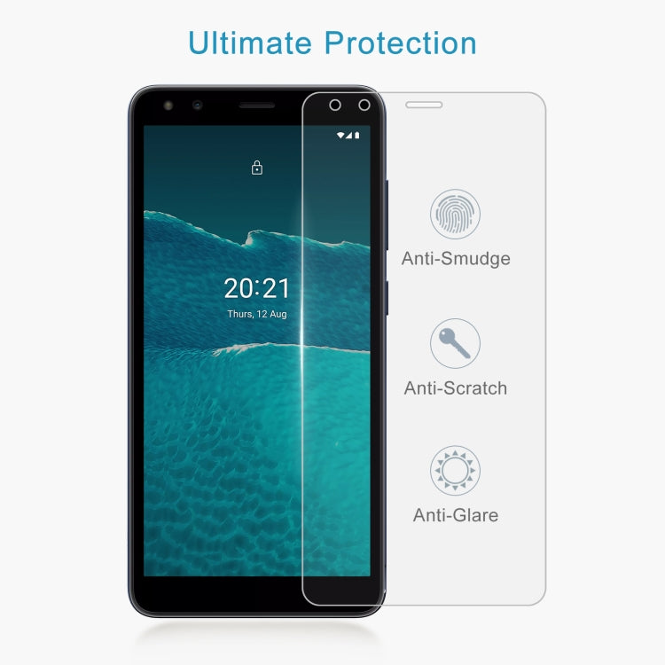 For Nokia C1 2nd Edition 0.26mm 9H 2.5D Tempered Glass Film - Nokia Tempered Glass by DIYLooks | Online Shopping South Africa | PMC TechLife | Buy Now Pay Later Mobicred