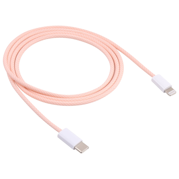 12W PD USB-C / Type-C to 8 Pin Data Cable, Cable Length: 1m(Pink) - 2 in 1 Cable by PMC Jewellery | Online Shopping South Africa | PMC Jewellery