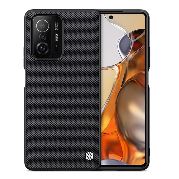 For Xiaomi Mi 11T / 11T Pro NILLKIN 3D Textured Nylon Fiber TPU Phone Case(Black) - Xiaomi Cases by NILLKIN | Online Shopping South Africa | PMC Jewellery