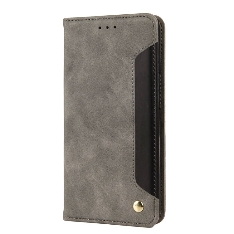 For Xiaomi Redmi Note 11 Pro Skin Feel Splicing Leather Phone Case(Grey) - Xiaomi Cases by PMC TechLife | Online Shopping South Africa | PMC TechLife | Buy Now Pay Later Mobicred