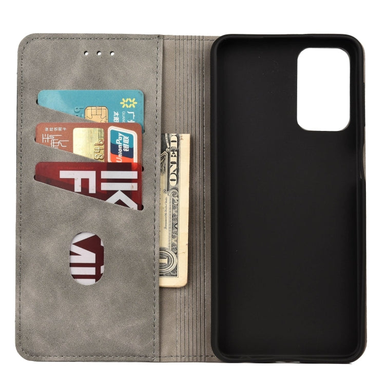 For Xiaomi Redmi Note 11 Pro Skin Feel Splicing Leather Phone Case(Grey) - Xiaomi Cases by PMC TechLife | Online Shopping South Africa | PMC TechLife | Buy Now Pay Later Mobicred
