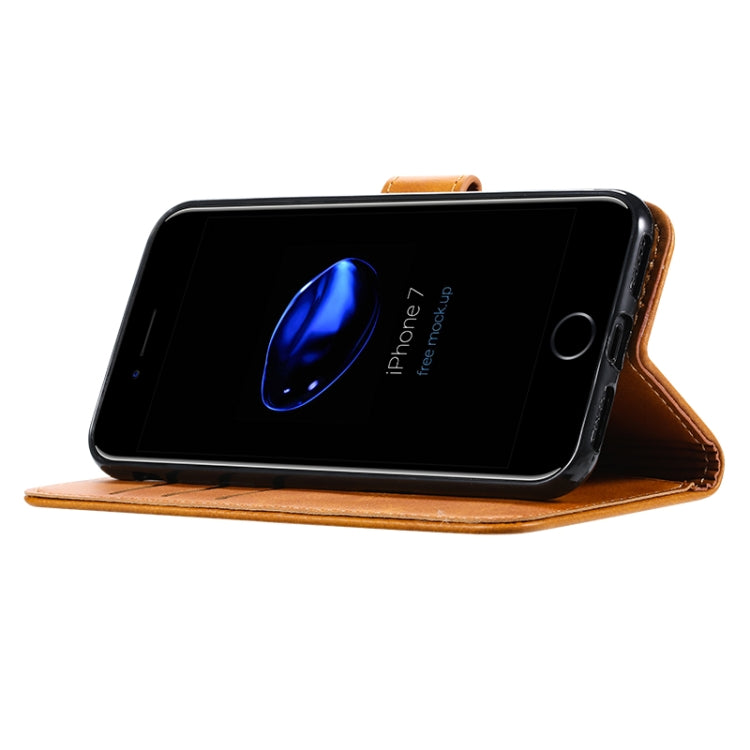 For iPhone 8  / 7 GUSSIM Magnetic Horizontal Flip Leather Case with Holder & Card Slots & & Wallet(Black) - free shipping - PMC TechLife - Order now!