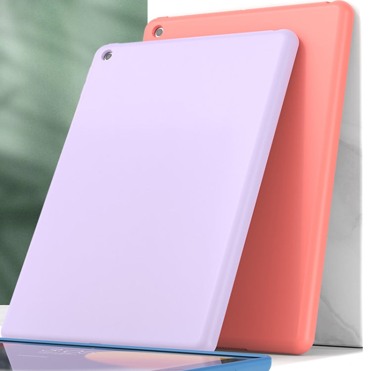 For iPad 10.2 2021 / 2020 / 2019 Mutural Silicone Microfiber Tablet Case(Black) - free shipping - PMC TechLife - Order now!