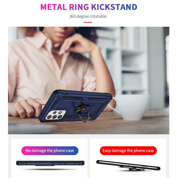 For Samsung Galaxy A53 5G Shockproof TPU + PC Phone Case(Blue) - free shipping - PMC TechLife - Order now!