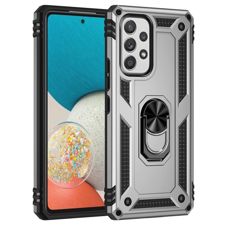 For Samsung Galaxy A53 5G Shockproof TPU + PC Phone Case(Silver) - free shipping - PMC TechLife - Order now!