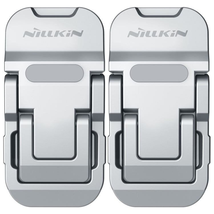 NILLKIN Bolster Plus Sticky Three-speed Adjustable Zinc Alloy Laptop Holder(Silver) - MacBook Holder by NILLKIN | Online Shopping South Africa | PMC TechLife | Buy Now Pay Later Mobicred
