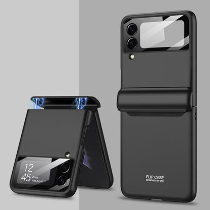 For Samsung Galaxy Z Flip3 5G GKK Magnetic Hinge Full Coverage Phone Case(Black) - Galaxy Phone Cases by GKK | Online Shopping South Africa | PMC Jewellery | Buy Now Pay Later Mobicred