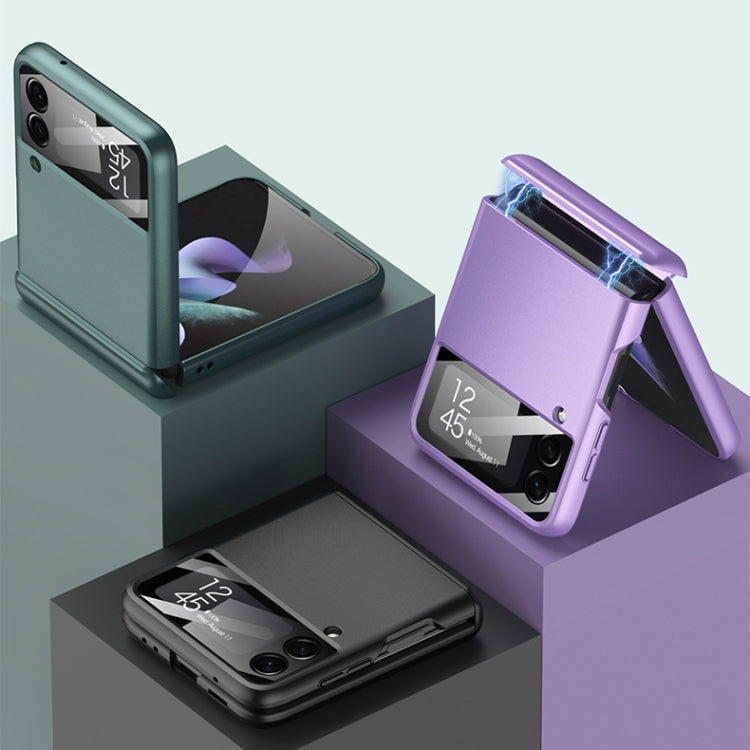For Samsung Galaxy Z Flip3 5G GKK Magnetic Hinge Full Coverage Phone Case(Purple) - free shipping - PMC TechLife - Order now!