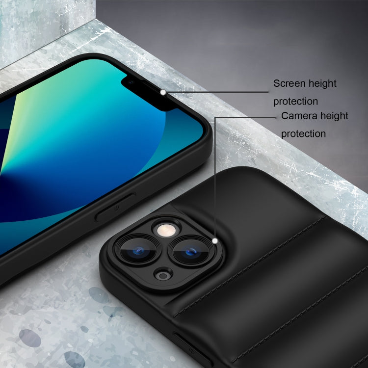 For iPhone 13 Pro Max Eiderdown Airbag Shockproof Phone Case (Black) - iPhone 13 Pro Max Cases by PMC TechLife | Online Shopping South Africa | PMC TechLife