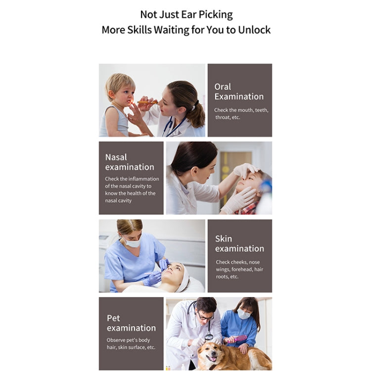 T6 Portable Wireless Smart Visual Earpick Earwax Removal Tool(White) - Ear Care Tools by PMC TechLife | Online Shopping South Africa | PMC TechLife