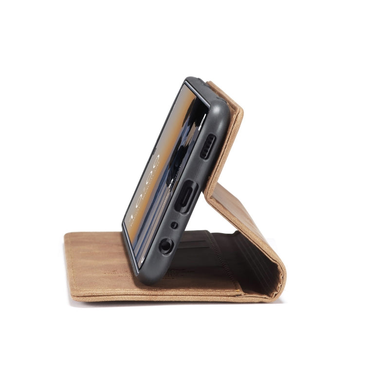 For Samsung Galaxy A33 5G CaseMe 013 Multifunctional Horizontal Flip Leather Phone Case(Brown) - Galaxy Phone Cases by CaseMe | Online Shopping South Africa | PMC TechLife | Buy Now Pay Later Mobicred