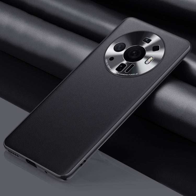 For Xiaomi Mi 12 Ultra 5G Plain Skin Leather Phone Case(Black) - Xiaomi Cases by GKK | Online Shopping South Africa | PMC TechLife | Buy Now Pay Later Mobicred