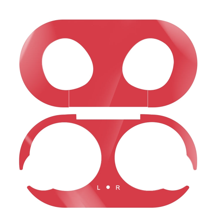 For Galaxy Buds Wireless Bluetooth Earphone Metal Protective Sticker(Red) - Protective Sticker by PMC TechLife | Online Shopping South Africa | PMC TechLife