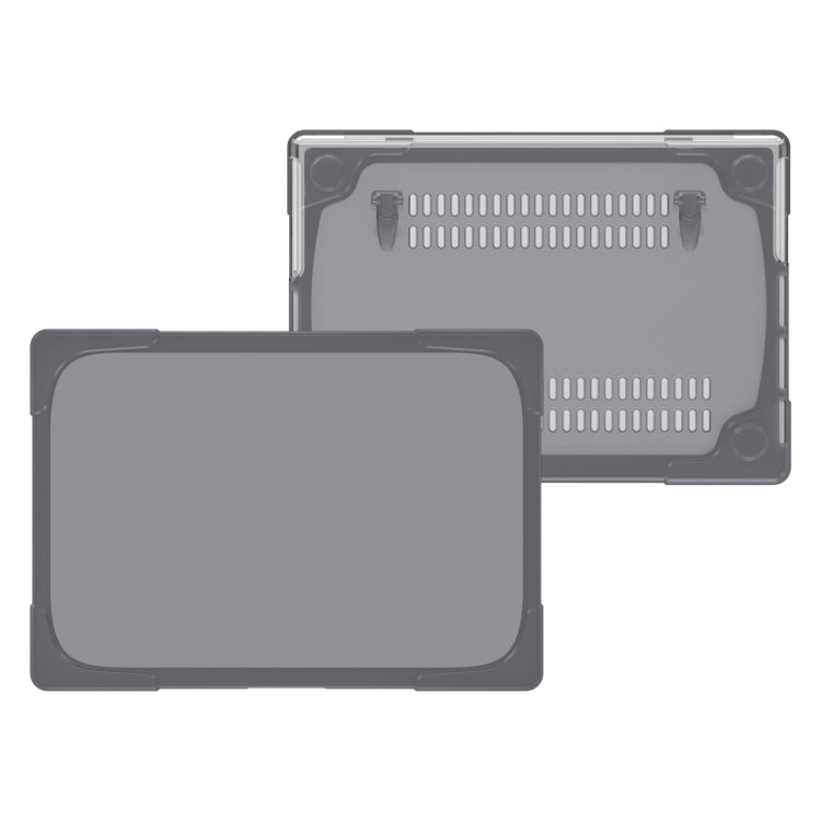 TPU + PC Two Color Laptop Protective Case For MacBook Pro 14.2 inch A2442 2021(Grey) - MacBook Pro Cases by PMC TechLife | Online Shopping South Africa | PMC TechLife | Buy Now Pay Later Mobicred