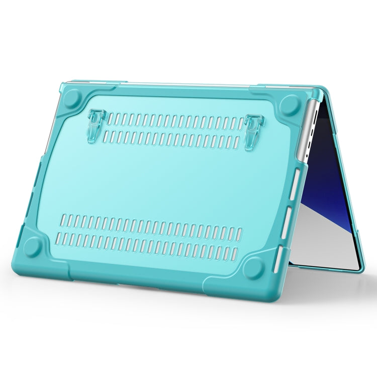 TPU + PC Two Color Laptop Protective Case For MacBook Pro 14.2 inch A2442 2021(Light Blue) - MacBook Pro Cases by PMC TechLife | Online Shopping South Africa | PMC TechLife