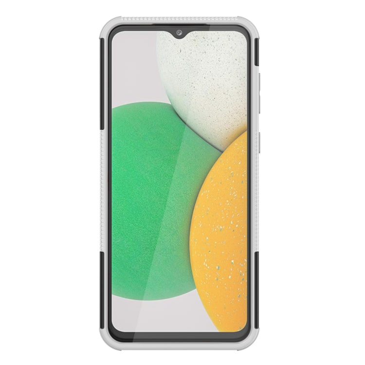 For Samsung Galaxy A03 Core Tire Texture TPU + PC Phone Case(White) - Galaxy Phone Cases by PMC TechLife | Online Shopping South Africa | PMC TechLife | Buy Now Pay Later Mobicred
