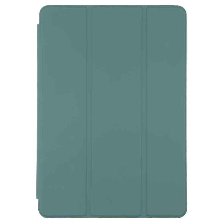 For Xiaomi Mi Pad 5 Pen Slot Transparent Back Cover Leather Tablet Case(Green) - More Tablet Cases by PMC TechLife | Online Shopping South Africa | PMC TechLife