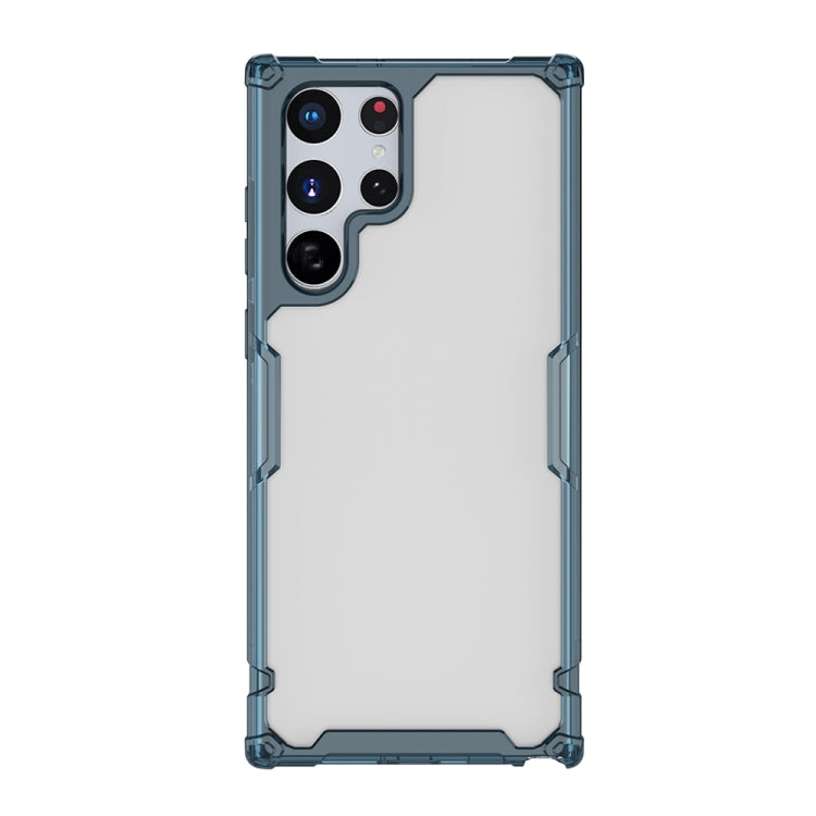 For Samsung Galaxy S22 Ultra 5G NILLKIN PC + TPU Phone Case(Blue) - free shipping - PMC TechLife - Order now!