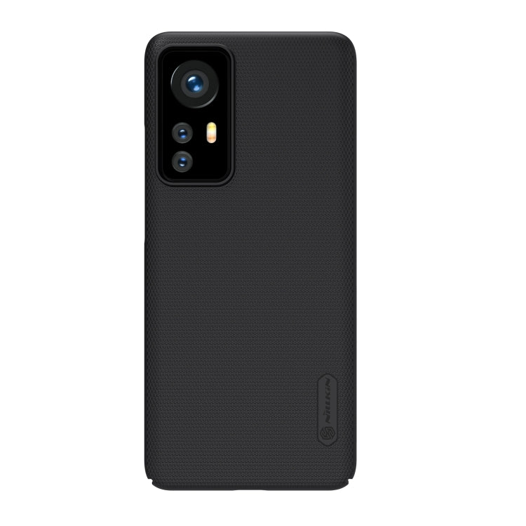 For Xiaomi 12 / 12X NILLKIN Frosted PC Phone Case(Black) - Xiaomi Cases by NILLKIN | Online Shopping South Africa | PMC TechLife | Buy Now Pay Later Mobicred