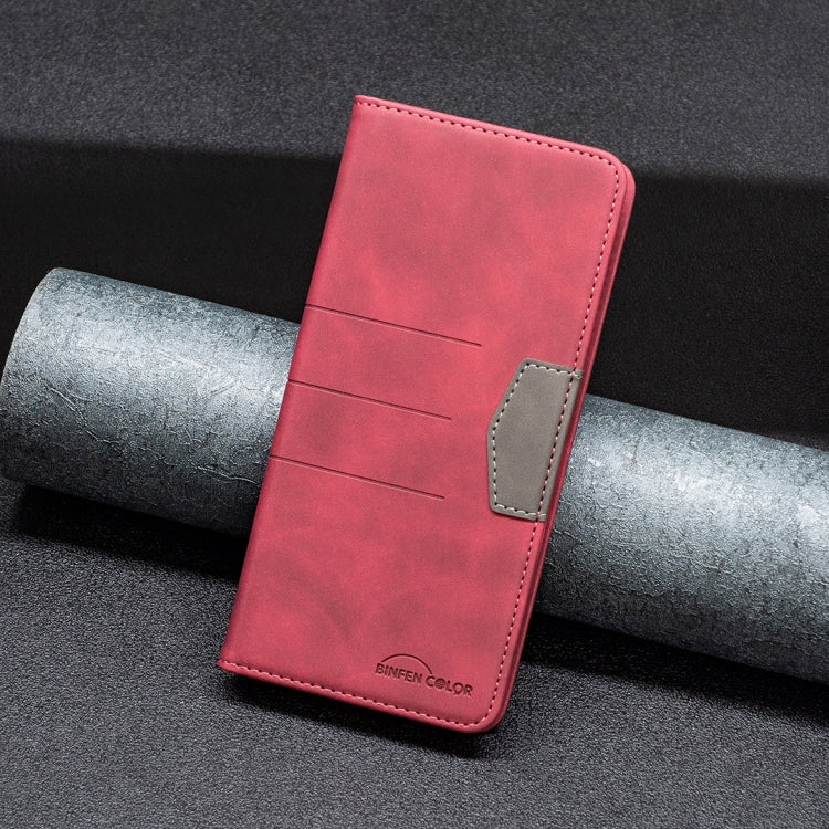 For Samsung Galaxy A73 5G Magnetic Splicing Leather Phone Case(Red) - free shipping - PMC TechLife - Order now!