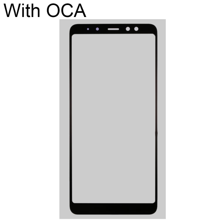 For Samsung Galaxy A8+ / A730 Front Screen Outer Glass Lens with OCA Optically Clear Adhesive - Outer Glass Lens by PMC Jewellery | Online Shopping South Africa | PMC Jewellery