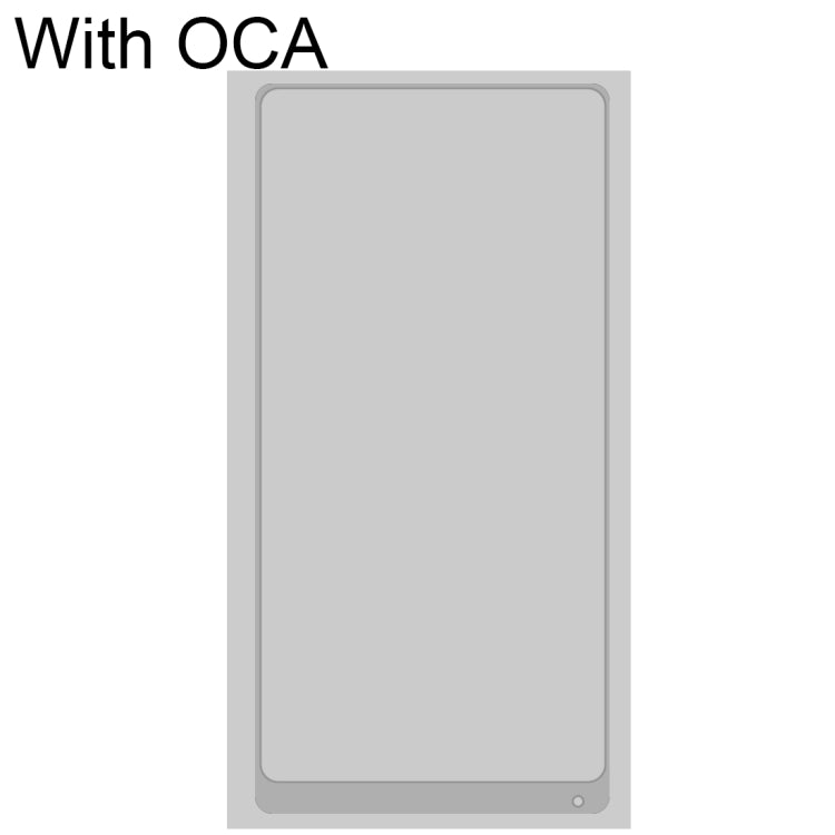 Front Screen Outer Glass Lens with OCA Optically Clear Adhesive for Xiaomi Mi Mix 2(White) - free shipping - PMC TechLife - Order now!