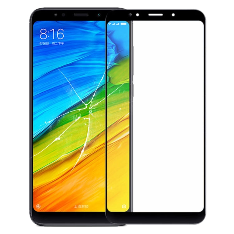 Front Screen Outer Glass Lens with OCA Optically Clear Adhesive for Xiaomi Redmi Note 5(Black) - free shipping - PMC TechLife - Order now!