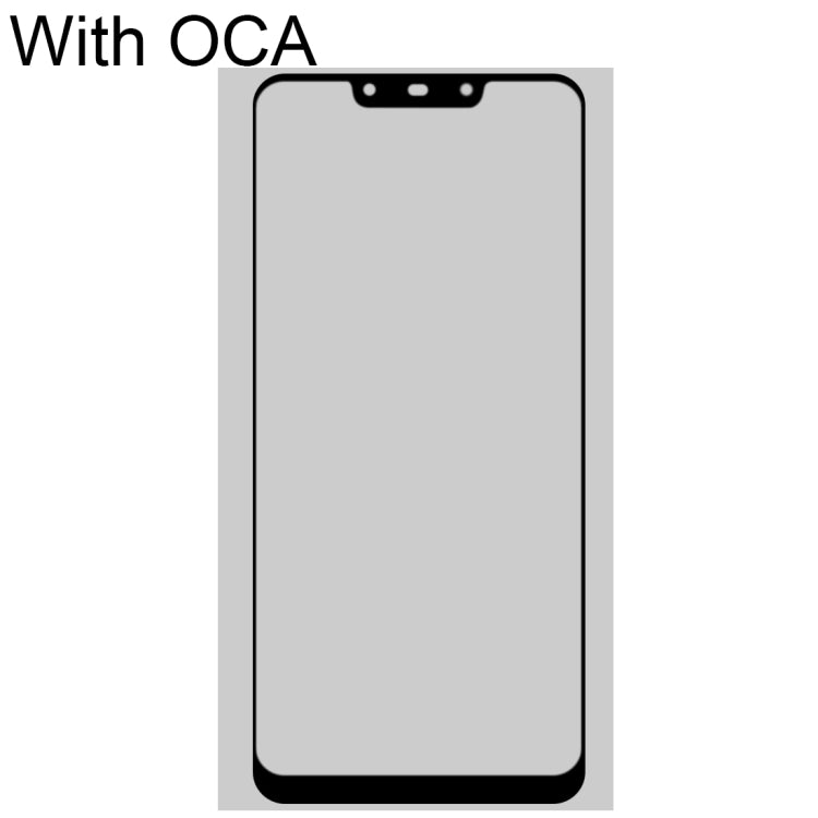 For Honor 8C Front Screen Outer Glass Lens with OCA Optically Clear Adhesive - free shipping - PMC TechLife - Order now!