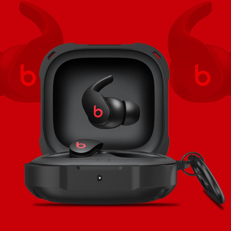 Armor Earphone Protective Case with Hook For Beats Fit Pro(Black + Yellow) - Other Case by PMC TechLife | Online Shopping South Africa | PMC TechLife