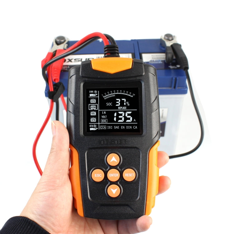 FOXSUR FBT200 12V / 24V Car Battery Tester(Orange) - Electronic Test by FOXSUR | Online Shopping South Africa | PMC TechLife | Buy Now Pay Later Mobicred