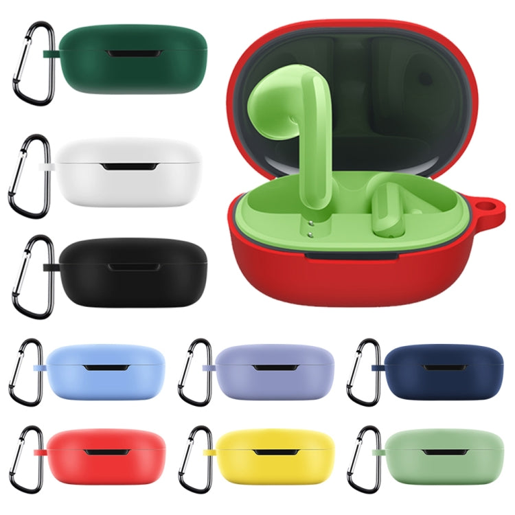 For Xiaomi Redmi Buds 4 Lite Silicone Earphone Protective Case with Hook (Yellow) - Xiaomi Earphone Case by PMC TechLife | Online Shopping South Africa | PMC TechLife