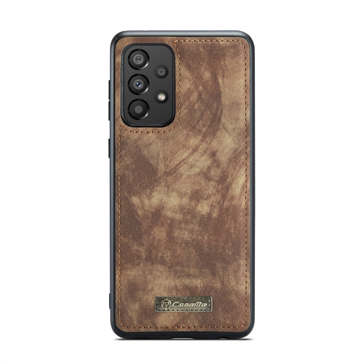 For Samsung Galaxy A33 5G CaseMe-008 Detachable Multifunctional Horizontal Flip Leather Case(Brown) - Galaxy Phone Cases by CaseMe | Online Shopping South Africa | PMC TechLife | Buy Now Pay Later Mobicred