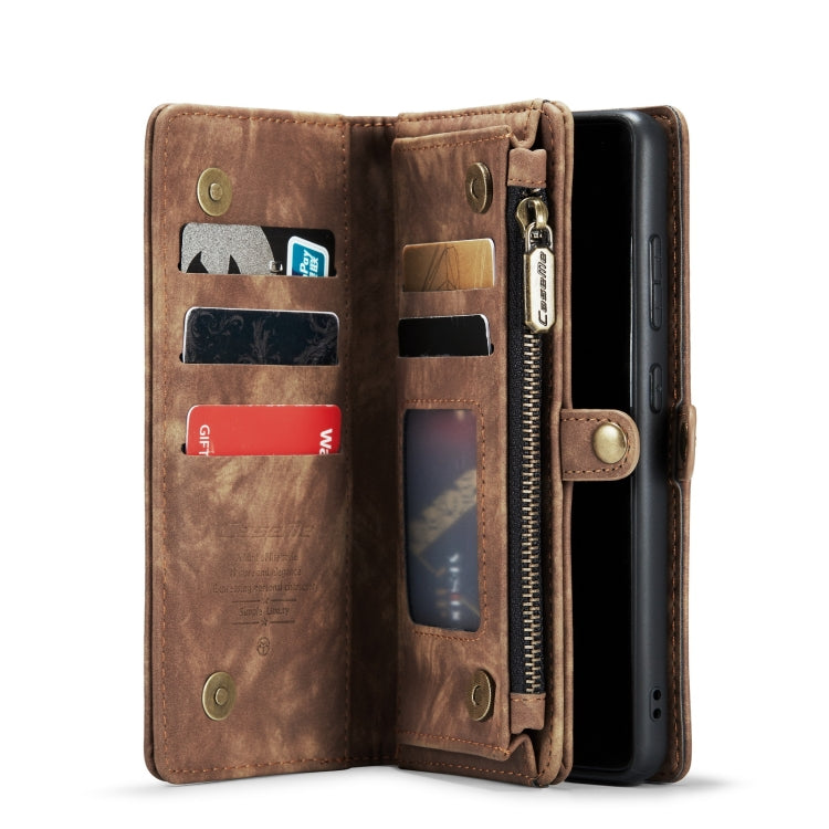 For Samsung Galaxy A33 5G CaseMe-008 Detachable Multifunctional Horizontal Flip Leather Case(Brown) - Galaxy Phone Cases by CaseMe | Online Shopping South Africa | PMC TechLife | Buy Now Pay Later Mobicred