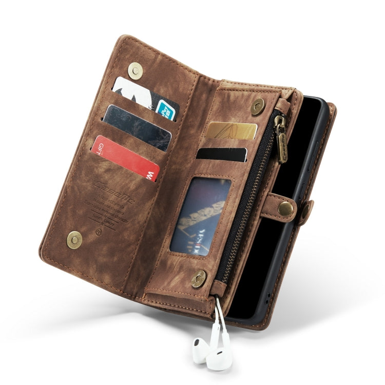 For Samsung Galaxy A33 5G CaseMe-008 Detachable Multifunctional Horizontal Flip Leather Case(Brown) - Galaxy Phone Cases by CaseMe | Online Shopping South Africa | PMC TechLife | Buy Now Pay Later Mobicred