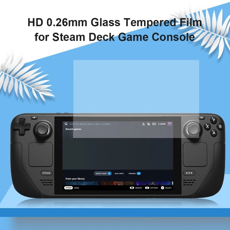 10 PCS 0.26mm 9H 2.5D Tempered Glass Film For Steam Deck Game Console - Accessories by PMC TechLife | Online Shopping South Africa | PMC TechLife