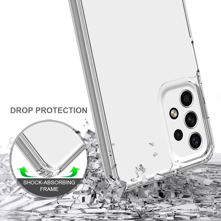 For Samsung Galaxy A23 Shockproof Scratchproof TPU + Acrylic Protective Phone Case(Black) - Galaxy Phone Cases by PMC TechLife | Online Shopping South Africa | PMC TechLife | Buy Now Pay Later Mobicred