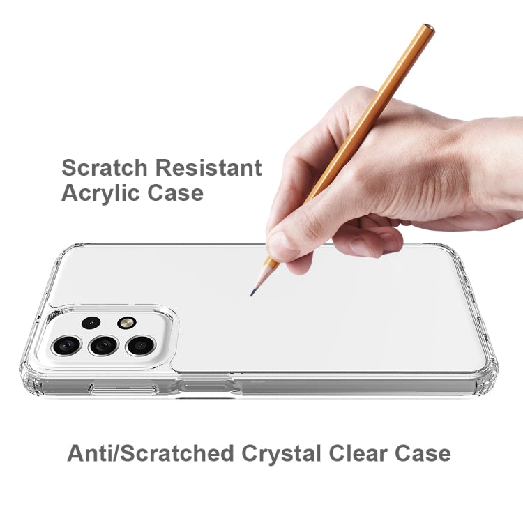 For Samsung Galaxy A23 Shockproof Scratchproof TPU + Acrylic Protective Phone Case(Black) - Galaxy Phone Cases by PMC TechLife | Online Shopping South Africa | PMC TechLife | Buy Now Pay Later Mobicred